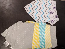 Babero de algodón suave para bebé, Baberos de bebé, bufanda triangular linda, cómoda, Baberos toalla para la Saliva Unisex para recién nacido