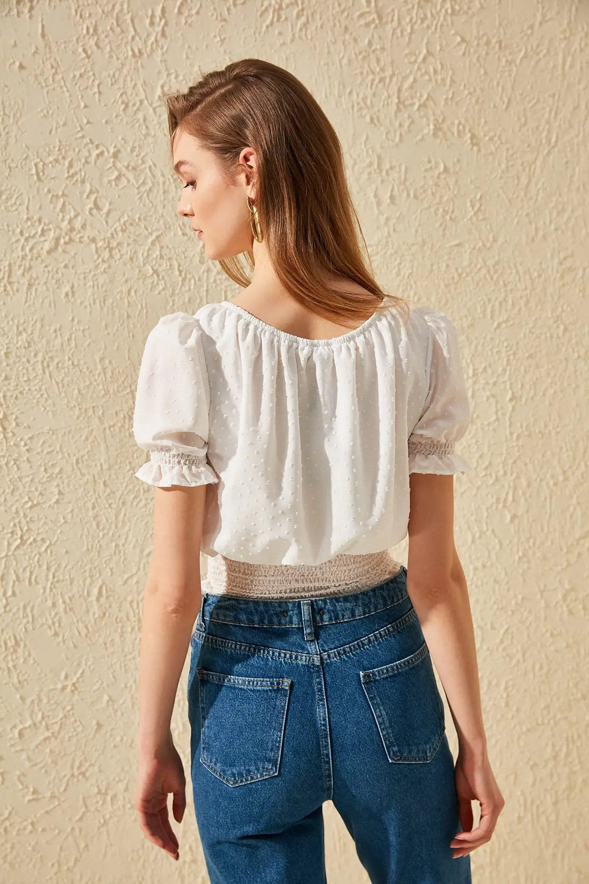 Trendyol Crop Top Blouse TWOSS20BZ0497