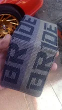 JDM-cinturón de seguridad para coche, BILLETERA, monedero, Clip de carreras, tela de cuero, funda de lona para llave, BR, envío directo