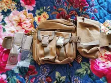 Táctico hombres paquete con cintura de Nylon botella de agua para caminar teléfono bolsa de deportes al aire libre del ejército militar caza escalada Camping bolsa