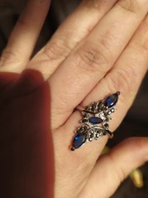 Clásico de moda de anillo de boda azul exquisito anillo de circón para mujer 2020 nueva moda joyería de la boda de regalo de Año Nuevo