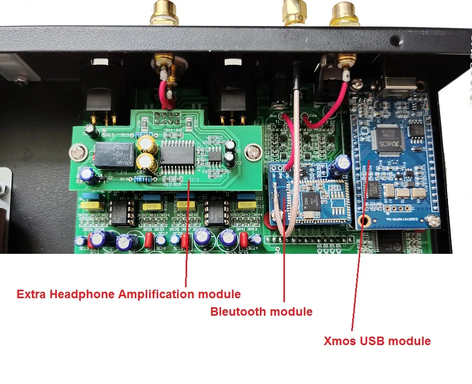 AK4495SEQ + MUSES02 XMOS USB DAC ヘッドホンアンプ