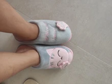 House Slippers Floor-Shoes Couples Bedroom Soft Winter Cartoon Indoor No Warm Lovers