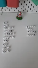 50 Uds. De cuentas de silicona, 12mm, Letra de alfabeto ruso, cuentas para dentición de bebé masticable, mordedores de silicona, Juguetes DIY, cadena de chupete libre de BPA