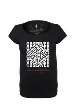 

Angemiel Wear Observed Cotton Black Women 'S T-Shirt