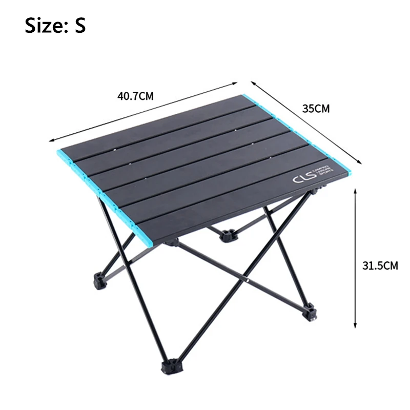Mini Metal Portable Camping Table Lightweight Foldable Barbecue Compact Re Q1S4 