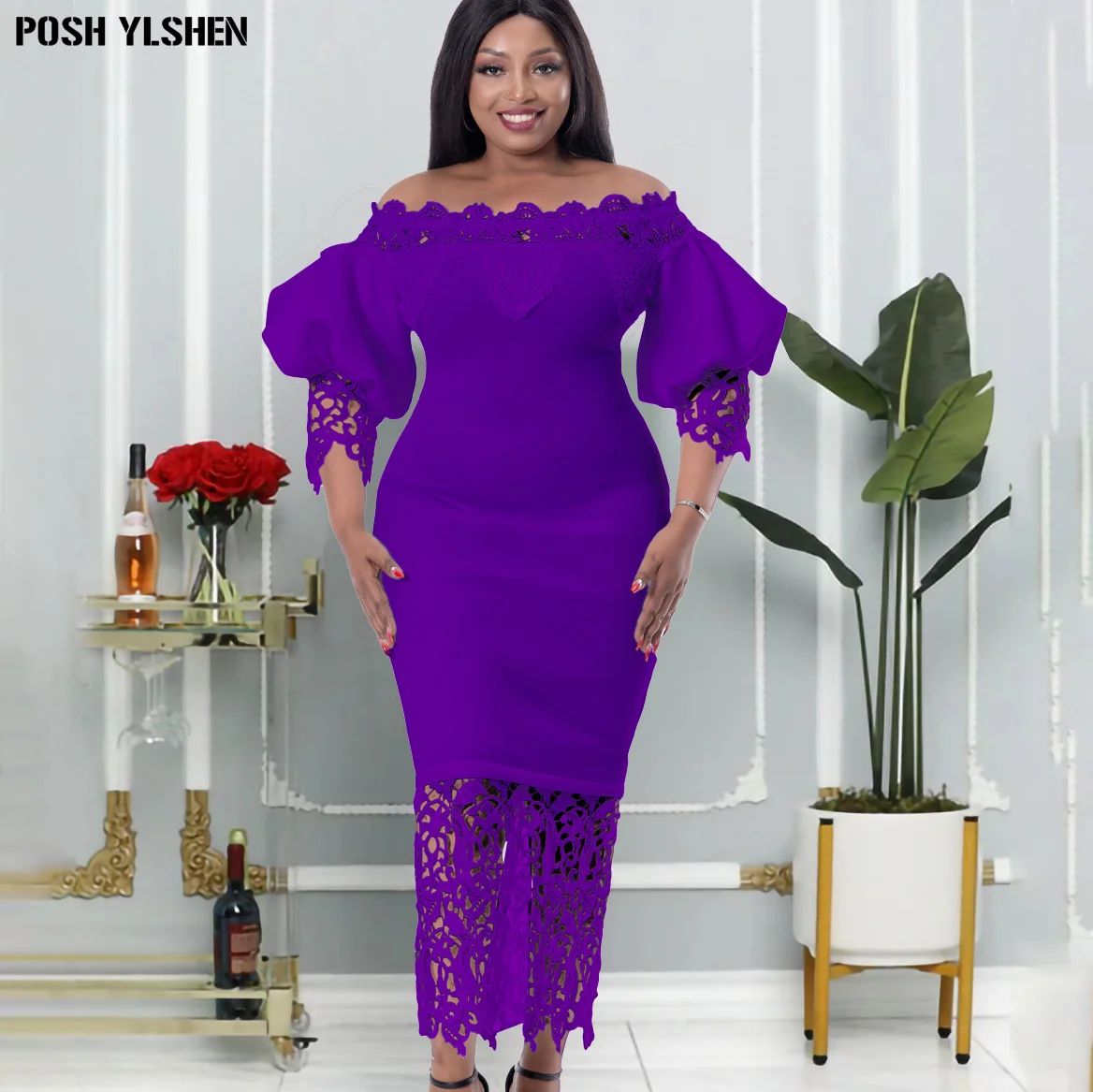 Lace Bodycon Dress Summer Clothes African Dresses For Women Club Outfits Dashiki Ankara Evening Party Robe Femme Africa Clothing