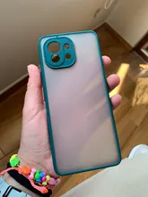 Funda trasera mate para Xiaomi Mi 11 Mi11 Lite, carcasa suave a prueba de golpes para teléfono Xiaomi 11 Lite