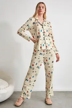 

2 PIECES LONG SLEEVE PAJAMAS SET