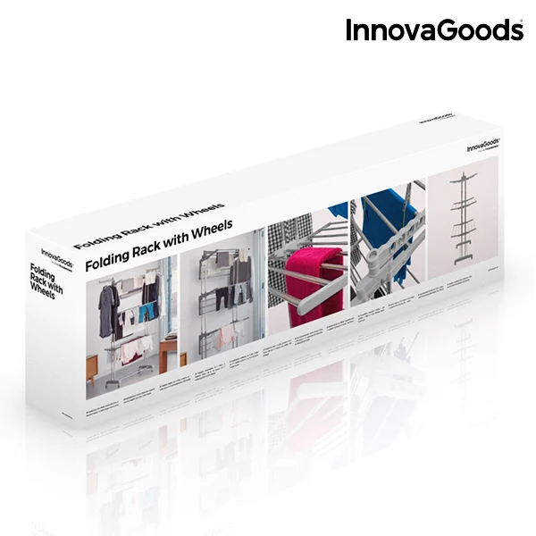 InnovaGoods Складная стойка с колесами(18 баров