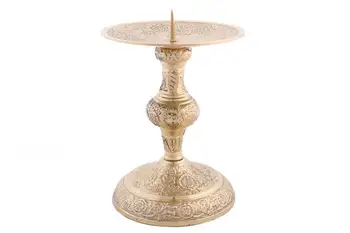 

Candlestick polysh on a large candle "pin"