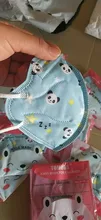 Mascarilla protectora KN95 de 5 capas con dibujos animados para niños y niñas, máscara de seguridad FFP3 para chico