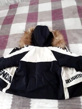 Boys Coat Jacket Winter Cotton Hooded Baby-Fur-Collar Childrens New Velvet Thicken 