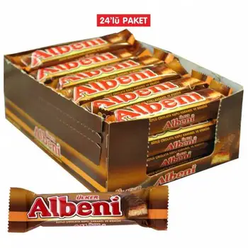 

Caramel Chocolate Bar Ulker Albeni 24 PC