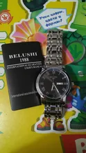 BELUSHI-reloj analógico impermeable de acero inoxidable para hombre, cronógrafo de cuarzo, de negocios, a la moda, nuevo, 2021
