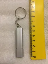 Silbato de emergencia de Seguridad al aire libre, herramienta de autodefensa para acampar al aire libre, doble tubo, alta frecuencia, supervivencia