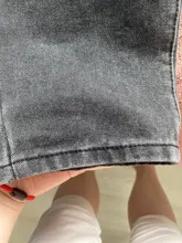 Pantalones vaqueros de estilo Boyfriend para mujer, pantalón de cintura alta, suavizante de talla grande, pantalones bombachos vaqueros de longitud completa, Retro Azul, gris, 4xl, 5xl