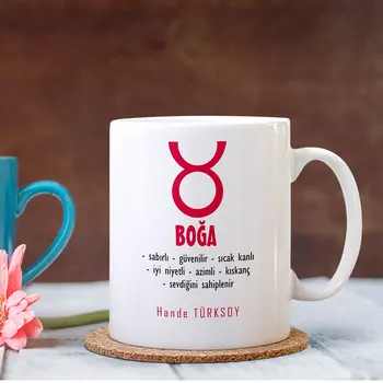 

Personalized Taurus Zodiac White Mug Cup