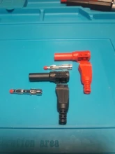 Insulation-Wire Connector Banana-Plug Multimeter-Test Right-Angle Solder-Type Male Red/black