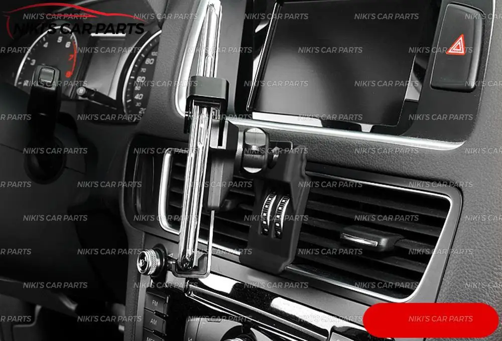 Алюминиевый Автомобильный держатель для Audi Q5 2008-, алюминиевый сплав, 1 комплект, украшение автомобиля, аксессуары для стайлинга, интерьер телефона