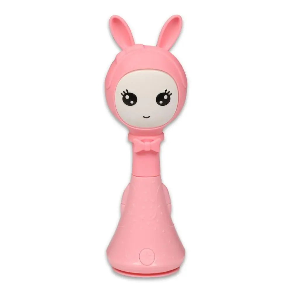 Интерактивная развивающая игрушка BertToys Зайчик Няня - Цвет: Зайчик Няня розовый