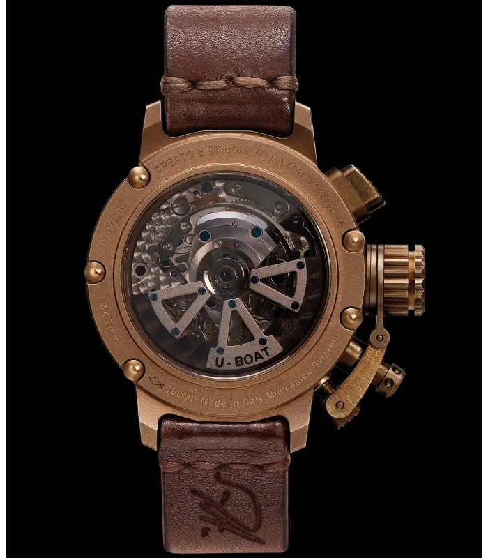 U-BOAT часы CHIMERA 43 BRONZE CHRONO LIMITED EDITION 300 8014