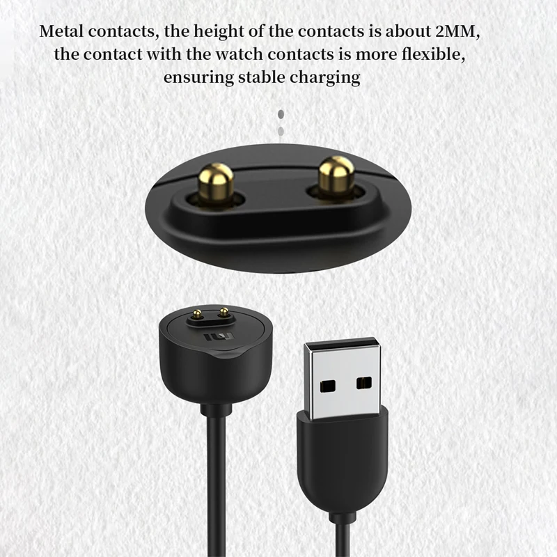 Original Xiaomi Mi Band 7 6 5 Charger Magnetic Charger for MiBand 6 Usb Fast Charging Cable Adapter Wire 1M Smart AccessoriesNFC