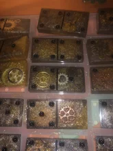 Reloj de engranaje de Metal de 50g/100g, resina UV, resina epoxi, relleno de joyería artesanal, accesorios para fabricación de moldes hechos a mano