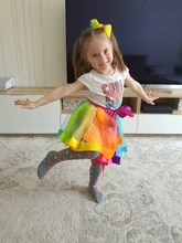 Falda para niña de tutú, ropa de 12 a 8 años, minifalda de tul colorida para niña, para fiesta, baile, arcoíris, ropa para niño 2020