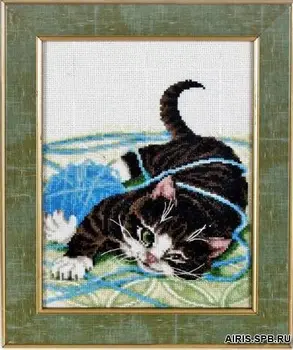 

1041 set for embroidery alisena 'замотался' 17*19 cm