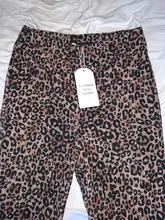 Sweetown marrón leopardo Y2K Joggers de cintura alta pantalones doble capa de red E chica estética Pantalones mujer pantalones de chándal
