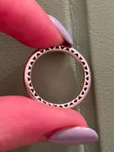 LEKANI-Anillo de Plata de Ley 925 con corazones para mujer, joyería de compromiso de lujo, 5A, circonita cúbica transparente, fina, apilable, Vintage, clásica