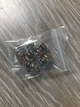 Abalorios colgantes de jaulas en espiral para hombre y mujer, abalorios de 3 colores, 13x15MM, 10 Uds., fabricación de collares y pulseras DIY