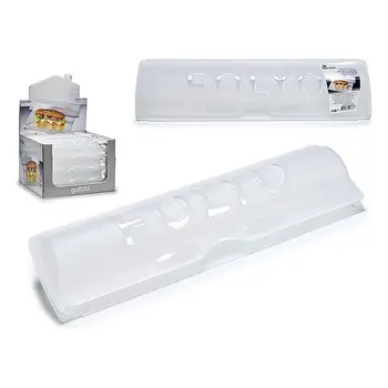 

Kitchen Paper Holder Plastic Transparent (33,6 x 5,5 x 9 cm)