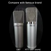 HTT-U87S DIY silver Professional 34mm Capsules Music Audio Studio Sound Recording Condenser Microphone ► Photo 2/6