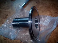 304-Stainless-Steel Adapter Pipe-Fitting Ferrule Tri Clamp Threaded Sanitary 1-1/4-DN15-50