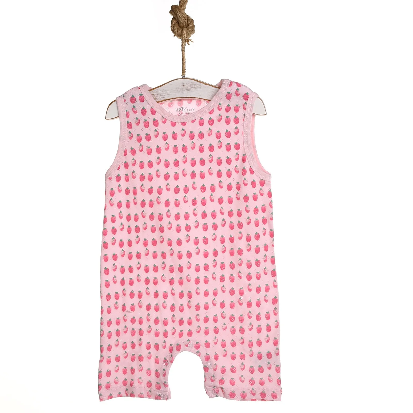

ebebek Aziz Bebe Strawberry Baby Girl Short Romper