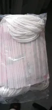 Mascarilla desechable con dibujos animados para niños, 3 capas, transpirable, no tejida, gruesa y cálida, con elásticos, 50 Uds.