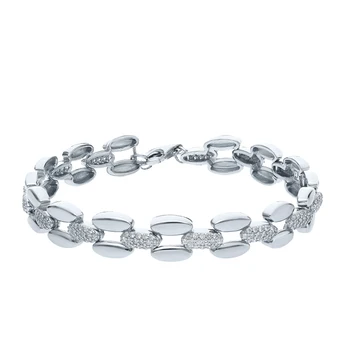 

Silver Bracelet with cubic zirconia sunlight sample 925