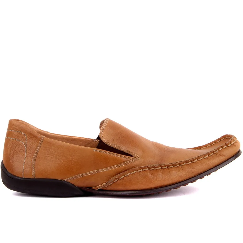

Sail Lakers-Tan Leather Men 'S Casual Shoes