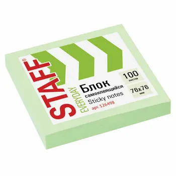 

Unit self-adhesive staff pastel green 100 sheets 76x76mm