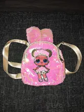 Mochila de muñecos LOL surprise para mujer, luces LED coloridas a la moda para estudiantes, Mochila pequeña con lentejuelas para exteriores, novedad de 2020