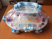 Conjunto de maquillaje de princesa de Disney para niña, Elsa, Anna, Blancanieves, Bella, Rapunzel, maquillaje de imitación, juguetes de princesa de Disney