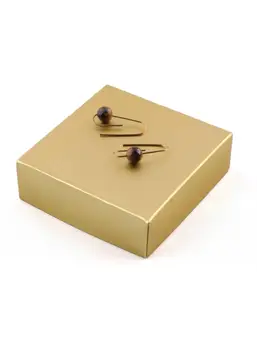 

Goo Design Minimal Tiger Eye Earring