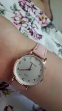 Simple Vintage Women Small Dial Watch Sweet Leather Strap Wrist Watches Gift