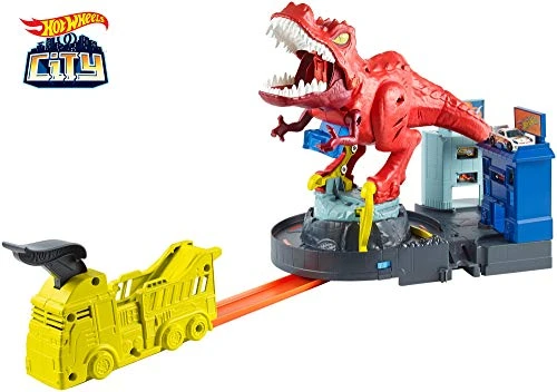 ホットウィール市恐竜暴動t Rex おもちゃの車トラック マテルgfh Puzzles Aliexpress