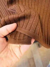 Office Skirts Casual Spring Elegant High-Waist Women Warm Pencil Split Knitted Autumn