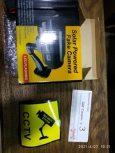 3 uds/1 bolso Cámara ficticia falsa simulación Solar impermeable al aire libre de vigilancia de seguridad CCTV con LED rojo parpadeante