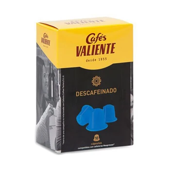

Coffee Capsules with Case Cafés Valiente 83928 (10 uds) Decaffeinated