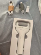 Showsee-Lima eléctrica para pies, removedor de callos al vacío, herramientas profesionales de pedicura, lijadora eléctrica para pies, B1-W para el cuidado de la piel